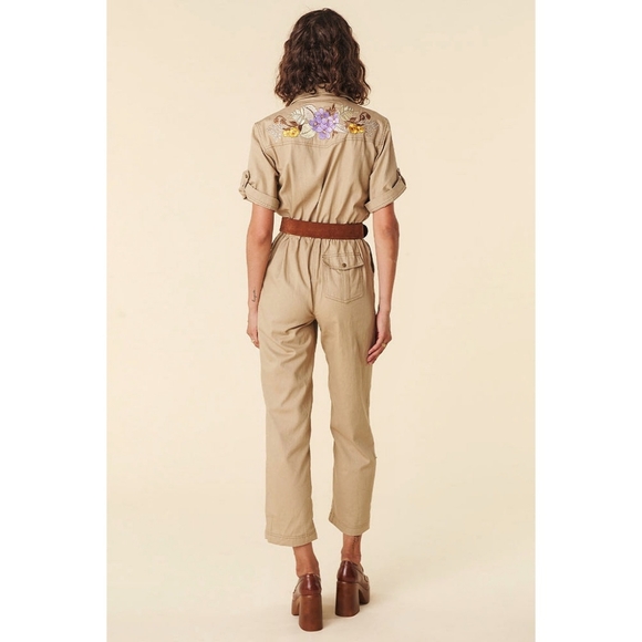 SPELL The Gypsy Foxglove Embroidered Boilersuit Jumpsuit - Picture 16 of 16